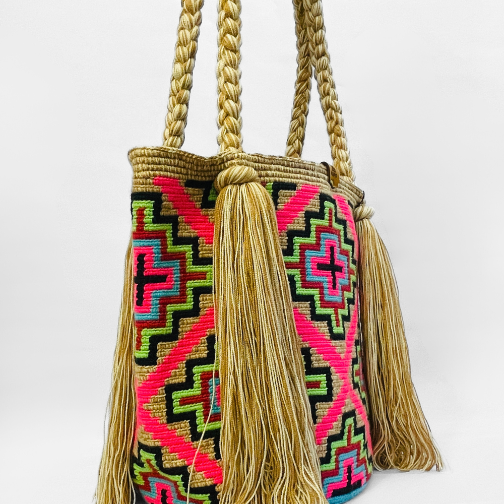 Mala tote desenho geometric