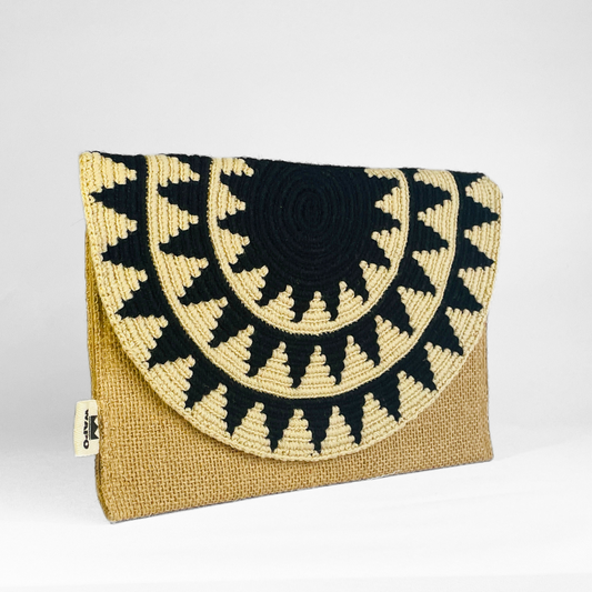 Clutch Quadrado creme