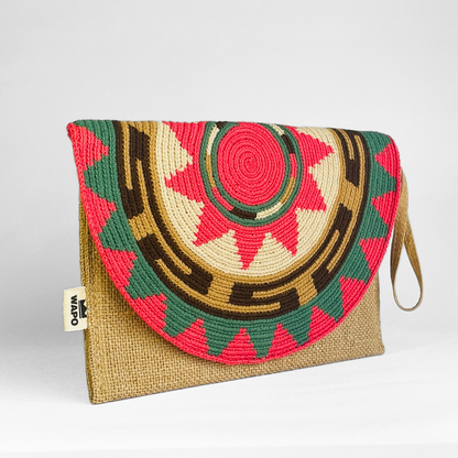Clutch Quadrado cereja