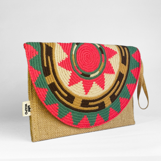 Clutch Quadrado cereja